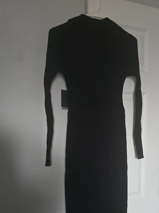 NWT JLUXLABEL Black Emma Knit Maxi Dress (S) - Picture 8 of 9